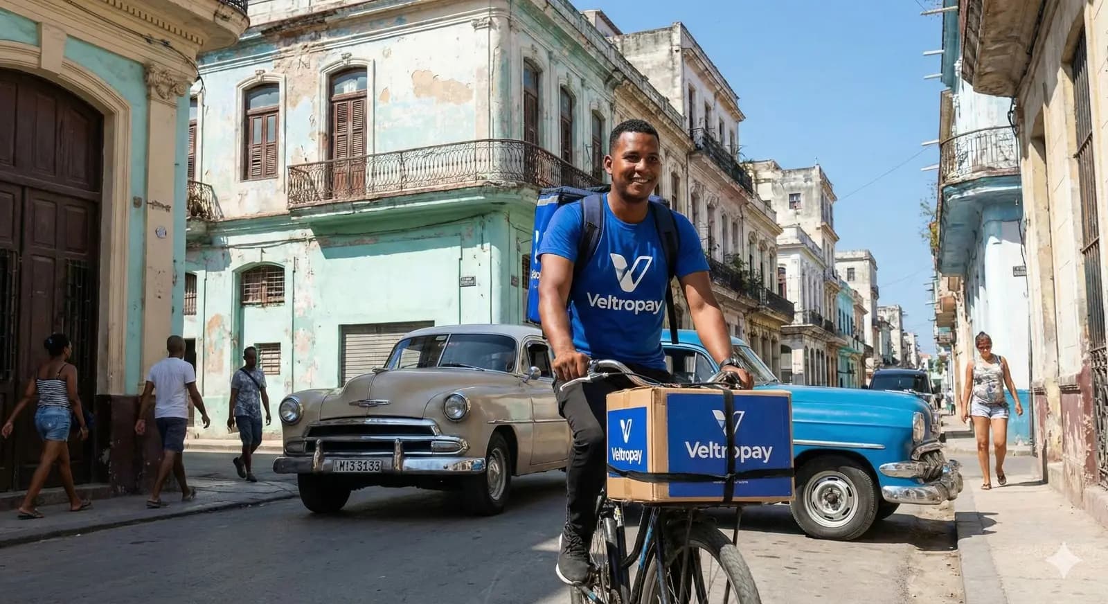 A grandes retos, grandes soluciones: Veltropay implementa entregas en bicicleta en La Habana ante la crisis de combustible