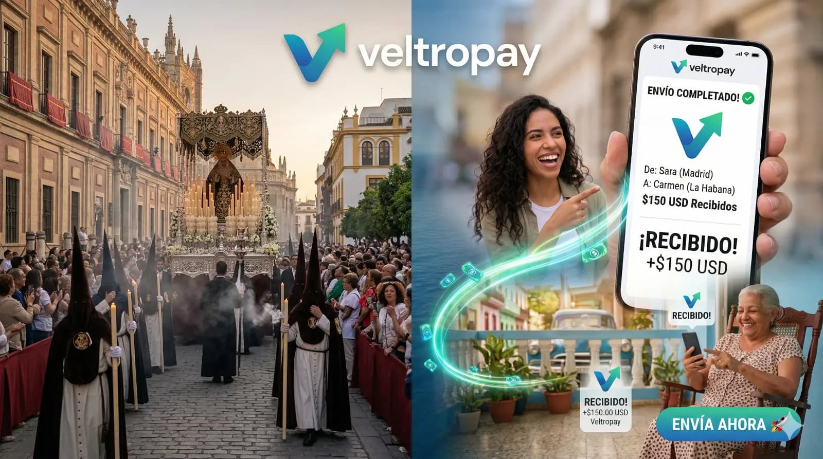 Semana Santa en España: Un Puente de Tradición y Apoyo a Cuba con Veltropay